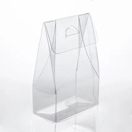 Plastic Gift Boxes Tote style 11.4x5.1x17.8cm
