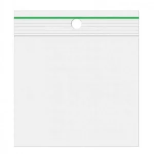 Grip Seal Bags with Hang hole 13x12.5cm PE 50 micron Bargain! (1.000 pieces)
