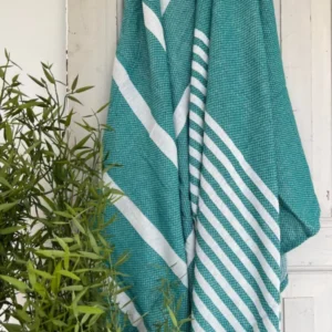 Hammam håndklæde - TURKIS MIX Økotex - VIAMAJA.DK