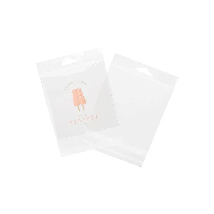 Headerbags 12.4x12.2cm Reclosable and Crystal Clear