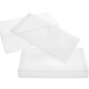 Plastic Gift Boxes 12.1x1.6x15.7cm Crystal Clear