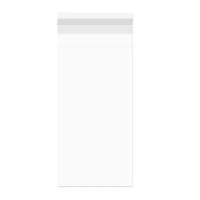 Plastic Bags 11x24.3cm Transparent Peel and Seal(250 pieces)