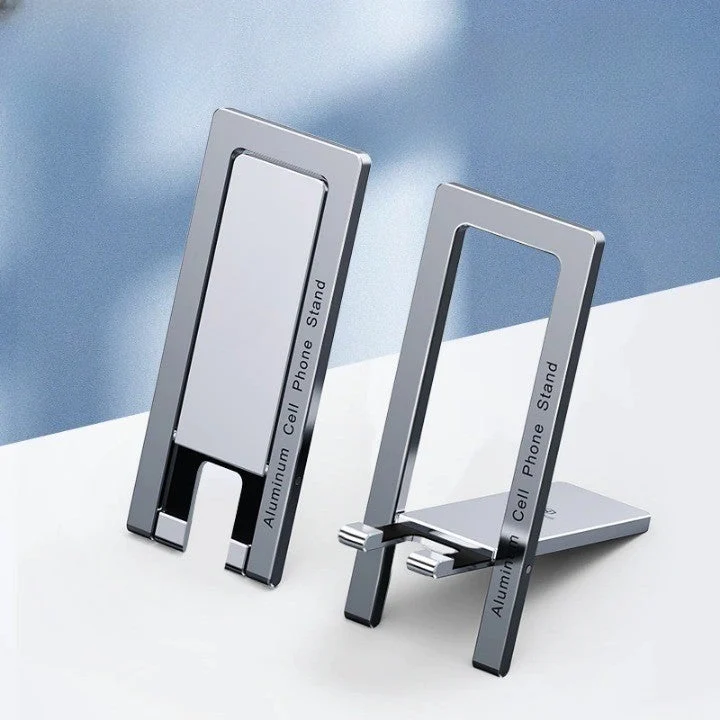 Simple Metalic Foldable Phone Holder - Image 0