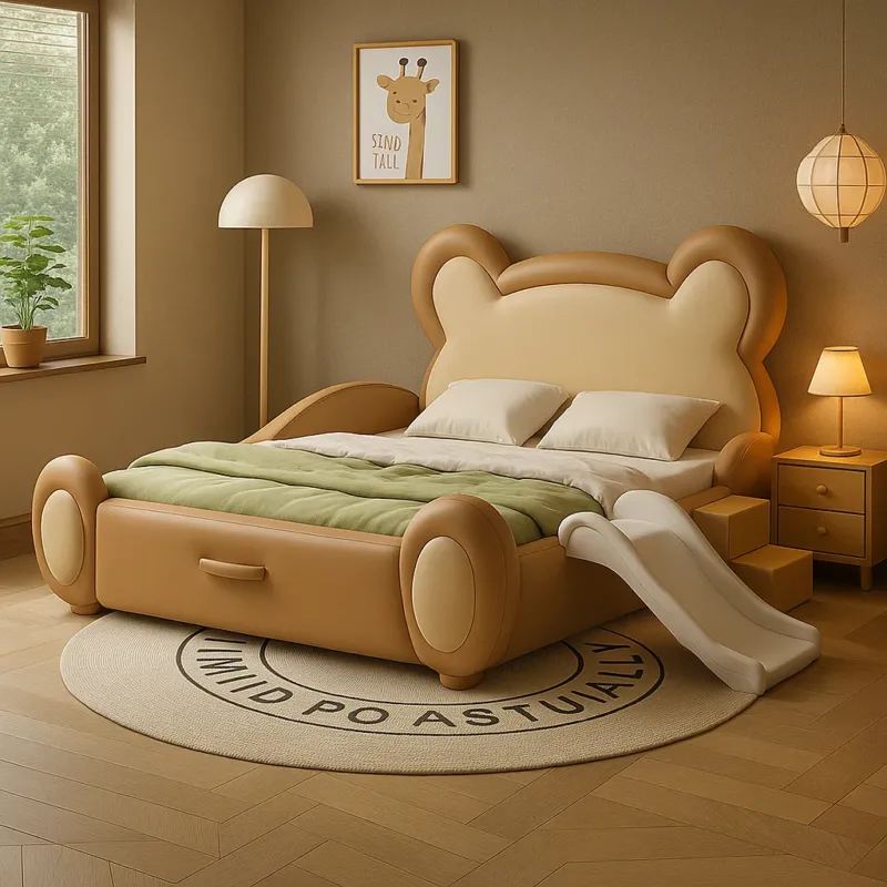 Slide & Snooze Comfy Bear Kids Bed - Image 0