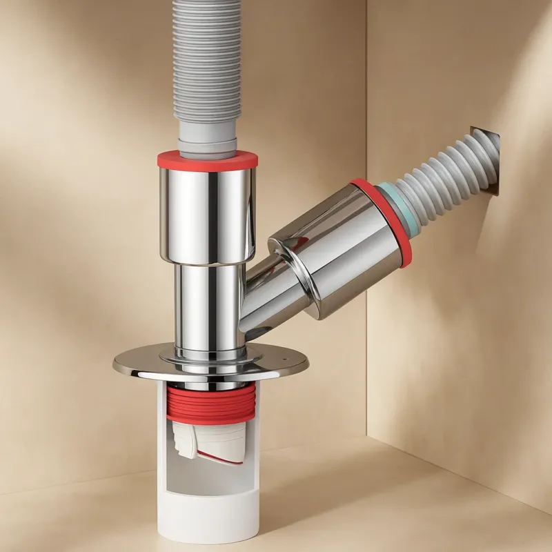 Anti-Odor Washing Machine Floor Drain Connector - Image 0