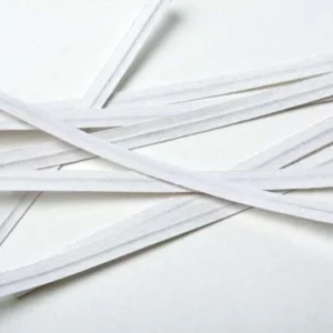 Tin Ties 15.2x0.4cm Paper White (1.000 pieces)
