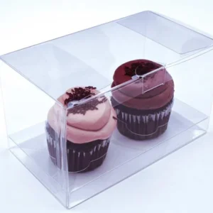 Cupcake Boxes for Doubles 17.8 x 10.2 x 10.2cm