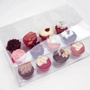Cupcake Boxes for Dozen Minis 24,1 x 15,2 x 7,6cm