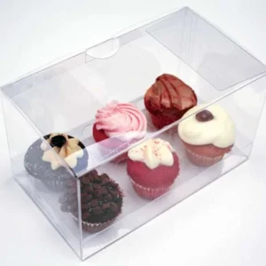 Cupcake Boxes for Six Minis 17.8 x 10.2 x 7.6cm