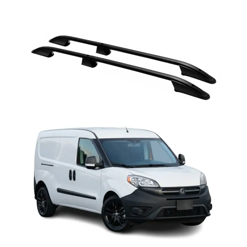 Dachreling für Opel Combo D Fiat Doblo 2 2010-2021 L2 Langer Alu ABE Schwarz