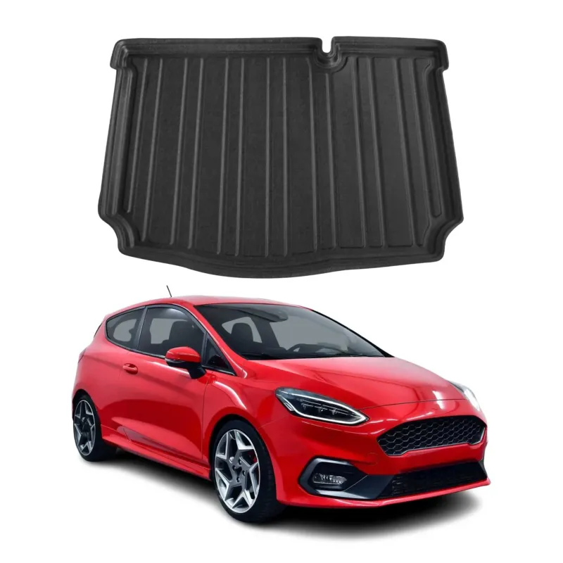 Kofferraumwanne Laderaumwanne für Ford Fiesta 2018-2024 5tür Schrägheck Gummi