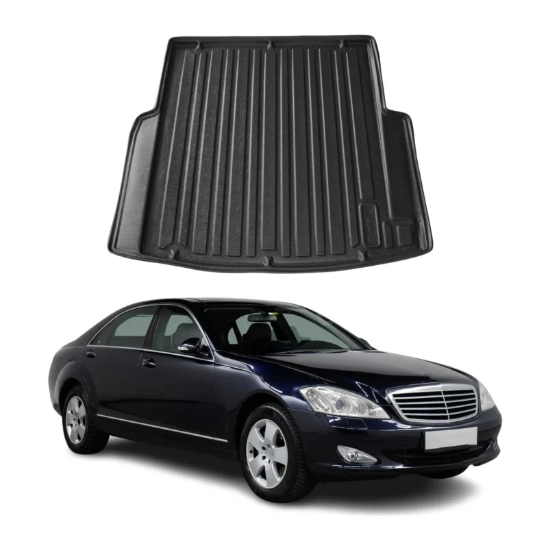 Kofferraumwanne Laderaumwanne für Mercedes S Klasse W221 2007-2013 Gummi TPE