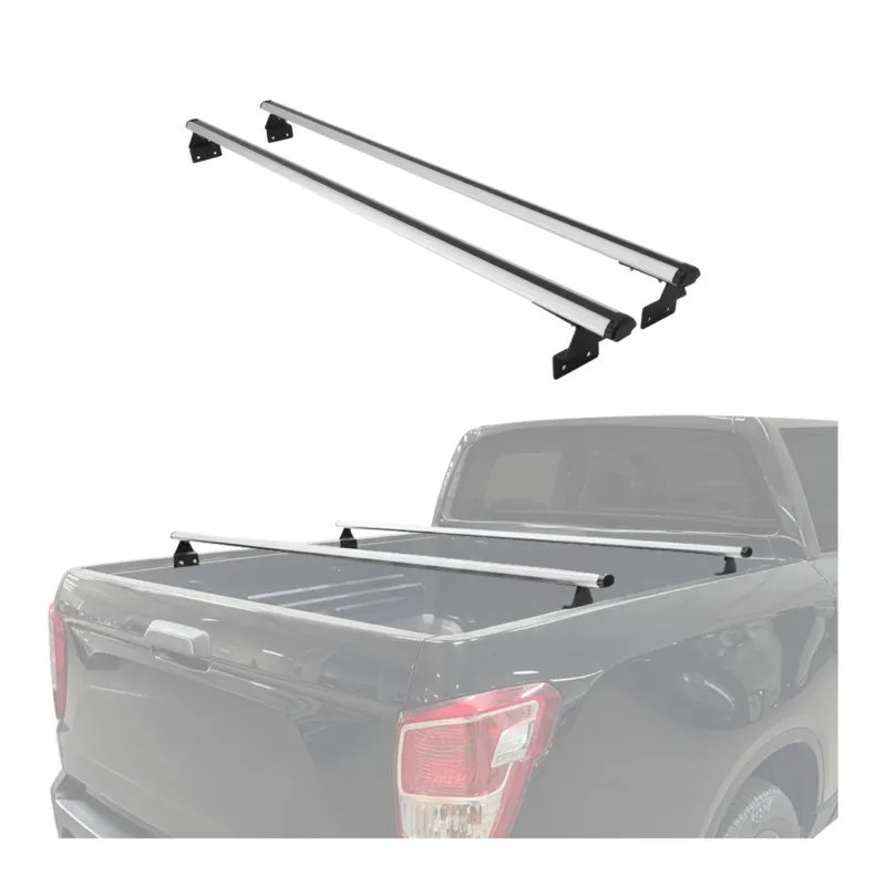 Dachträger Ladeflächenträger Querträger für VW Amarok 2010-2020 Alu Grau 2x