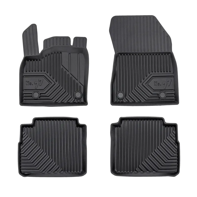Fußmatten Gummimatten für Nissan X-Trail IV T33 2022-2026 e-Power TPE Schwarz 4x