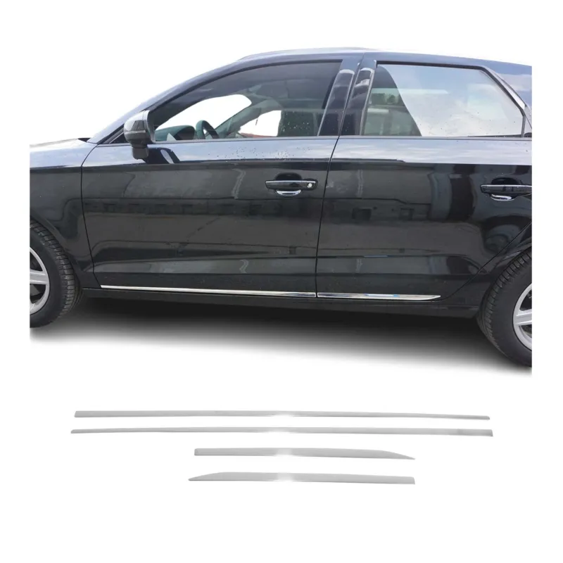 Seitentürleiste Türschutz für Toyota Auris Touring Sports 2012-2018 Chrom 4x