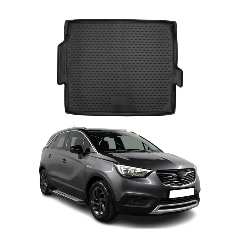 Kofferraummatte Kofferraumwanne für Opel Grandland 2017-2024 Obere Gummi TPE