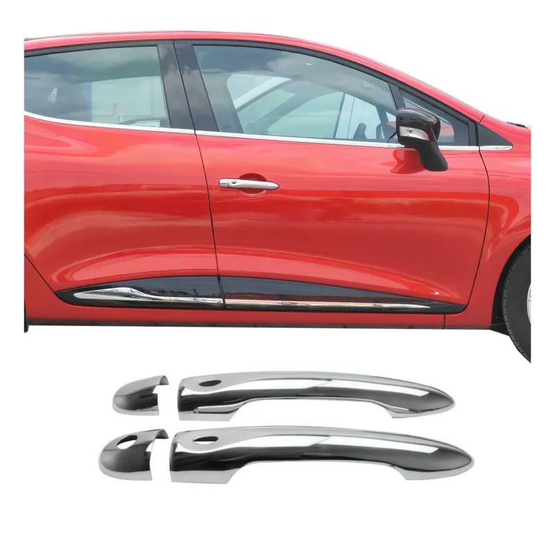 Chrom Türgriff Blende für Renault Zoe 2012-2021 2-Tür Edelstahl 4tlg