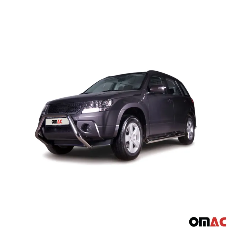 Frontbügel Frontschutzbügel für Suzuki Grand Vitara 2006-2015 mit ABE Silber