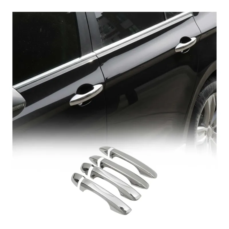 Chrom Türgriff Blende für VW Touareg 2010-2015 Edelstahl 8tlg