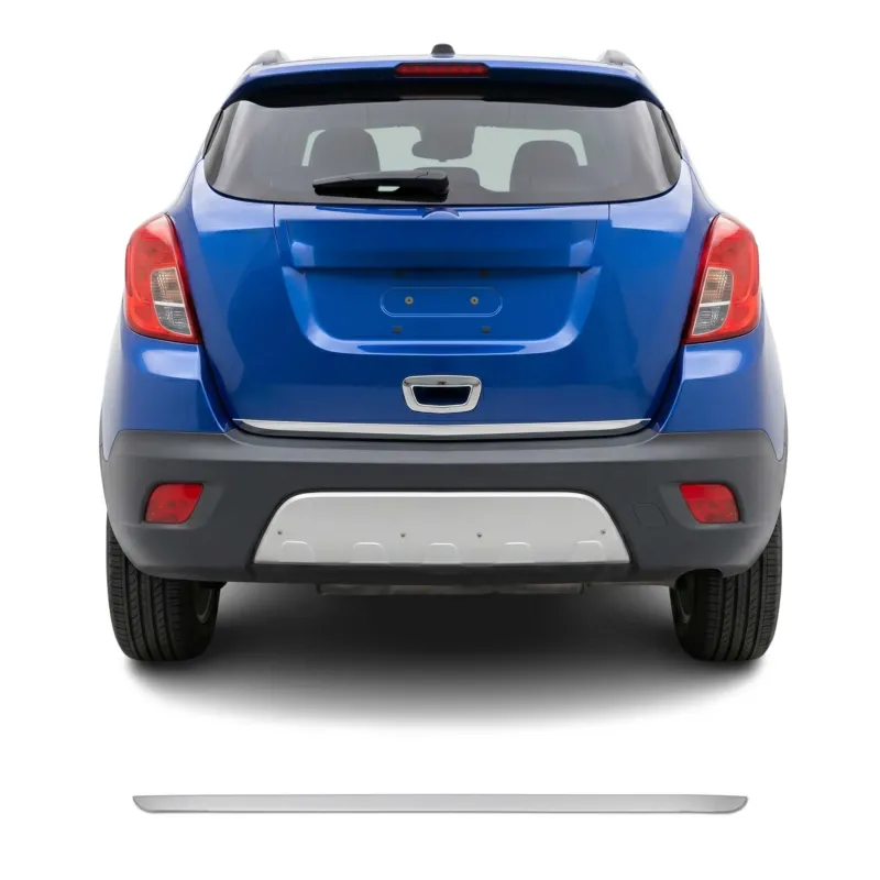 Kofferraumleiste Heckklappe Leiste für Opel Mokka 2012-2019 Edelstahl Chrom
