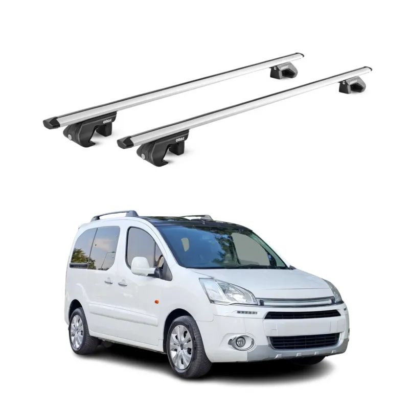 Dachträger Grundtäger für Citroen Berlingo 2008-2018 90kg Alu Silber 2 tlg ABE