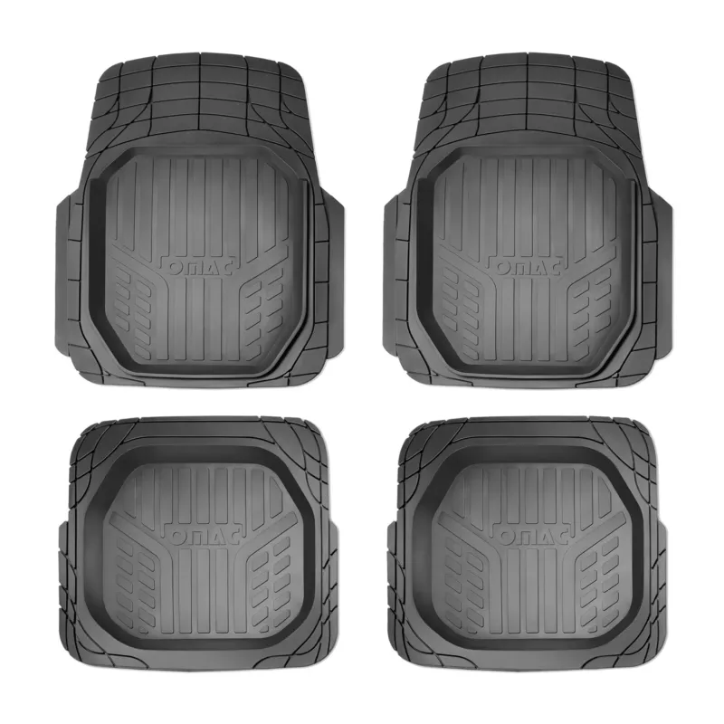 Fußmatten Gummimatten 3D Matte für Infiniti Gummi Universal Schwarz 4Tlg