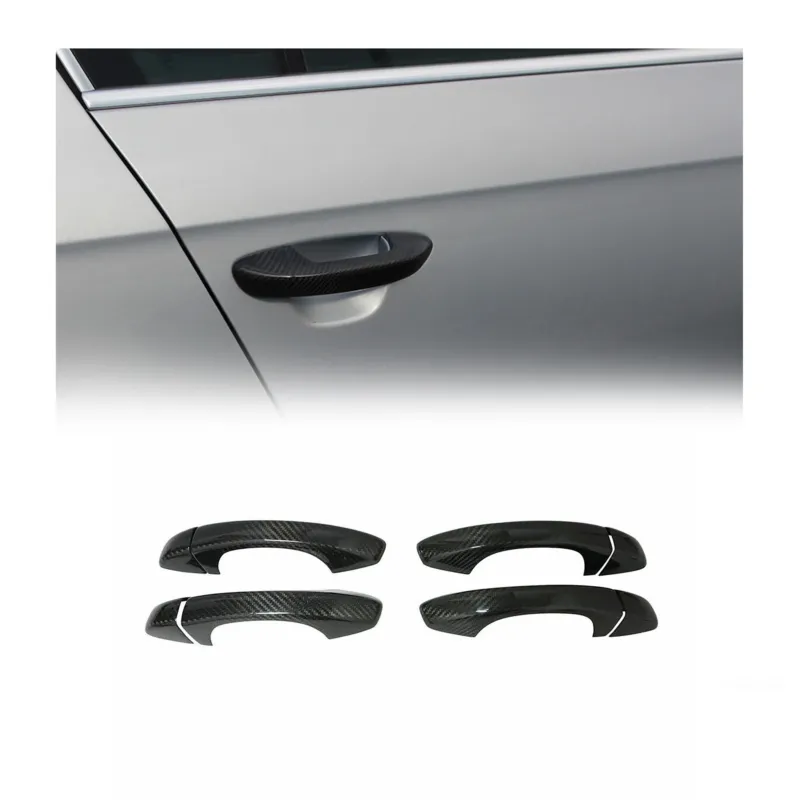 Türgriff Blende Türgriffkappen für VW Golf 2013-2019 Kohlefaser Carbon