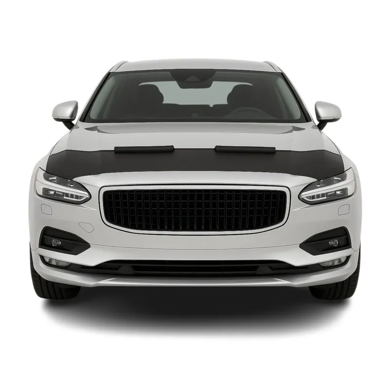 Haubenbra Steinschlagschutz Bonnet Bra für Volvo S90 2017-2025 Schwarz Halb