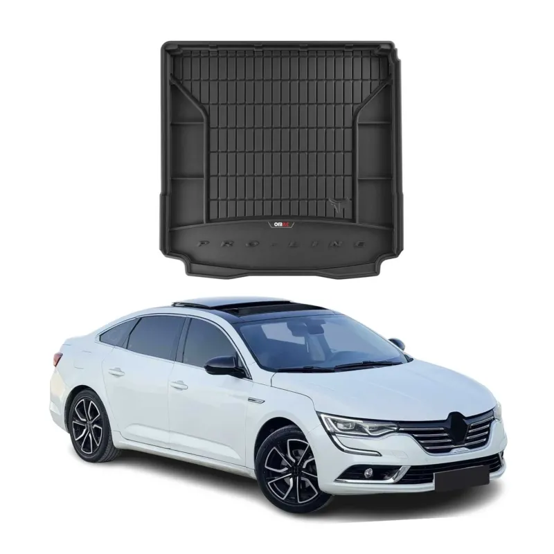 OMAC Gummi Kofferraumwanne für Renault Talisman Grandtour 2015-2022 TPE Schwarz