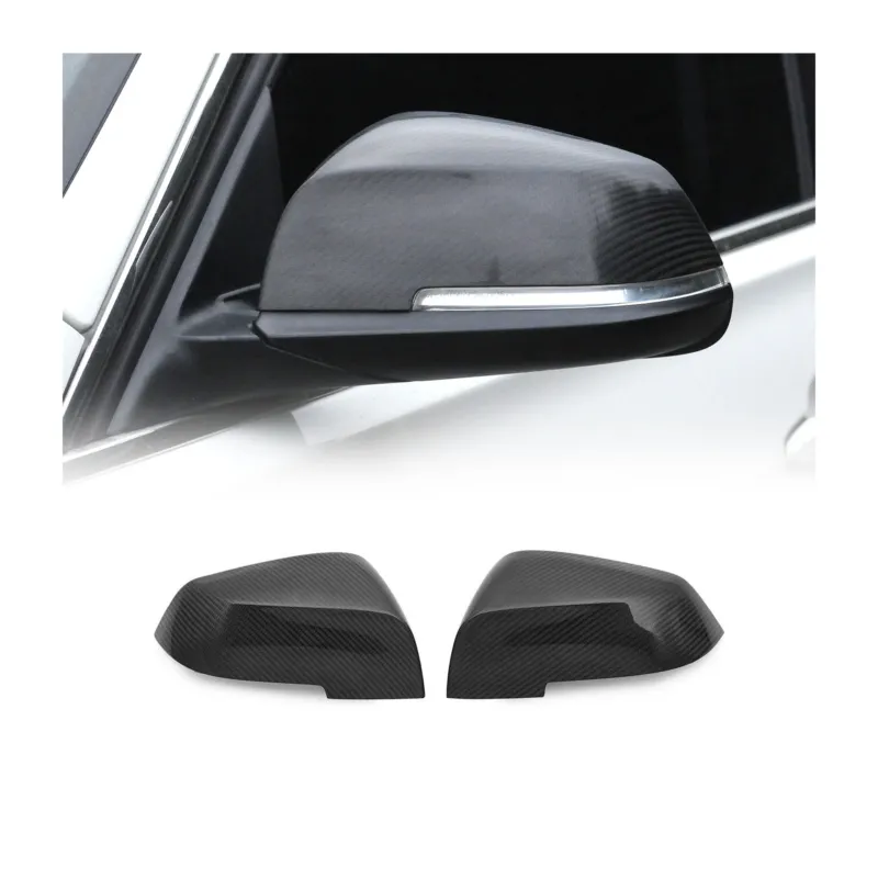 Spiegelkappen Leiste für BMW 4er F32 F33 F36 2014-2020 Echt Carbon Schwarz 2x