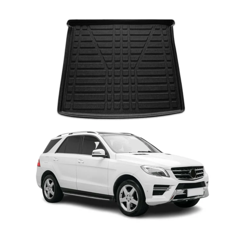 Kofferraumwanne Laderaumwanne für Mercedes GLE 2015-2019 Gummi TPE Schwarz