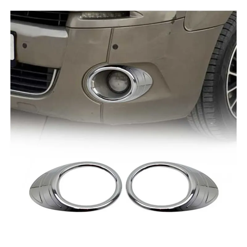 Nebelscheinwerfer Rahmen Umrandung für Citroen Berlingo 2008-2012 Chrom ABS 2x