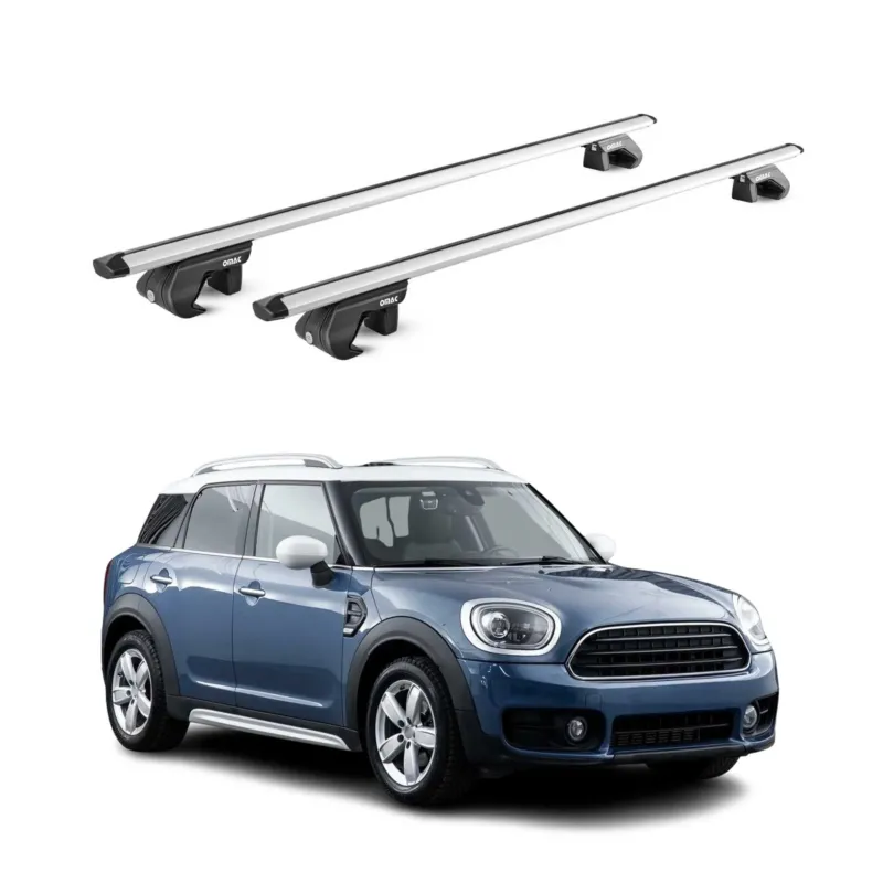 Dachträger Grundtäger für Mini Countryman F60 2017-2023 90kg Alu Silber 2x ABE
