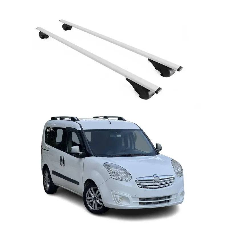 Dachträger Grundträger für Opel Combo D E 2011-2026 75kg Stahl Silber 2 tlg