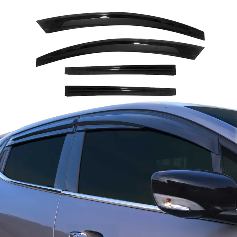 4x Windabweiser Regenabweiser für Hyundai i20 2020-2026 Acryl Dunkel