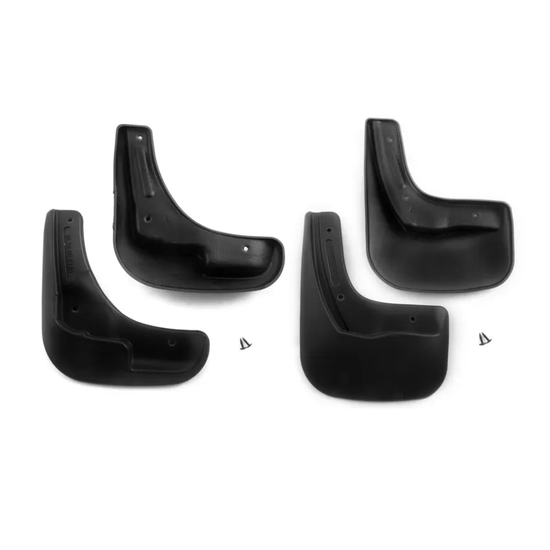 Schmutzfänger Kotflügel für Peugeot 301 Citroen C-Elysee 2012-22 ABS Schwarz 4x