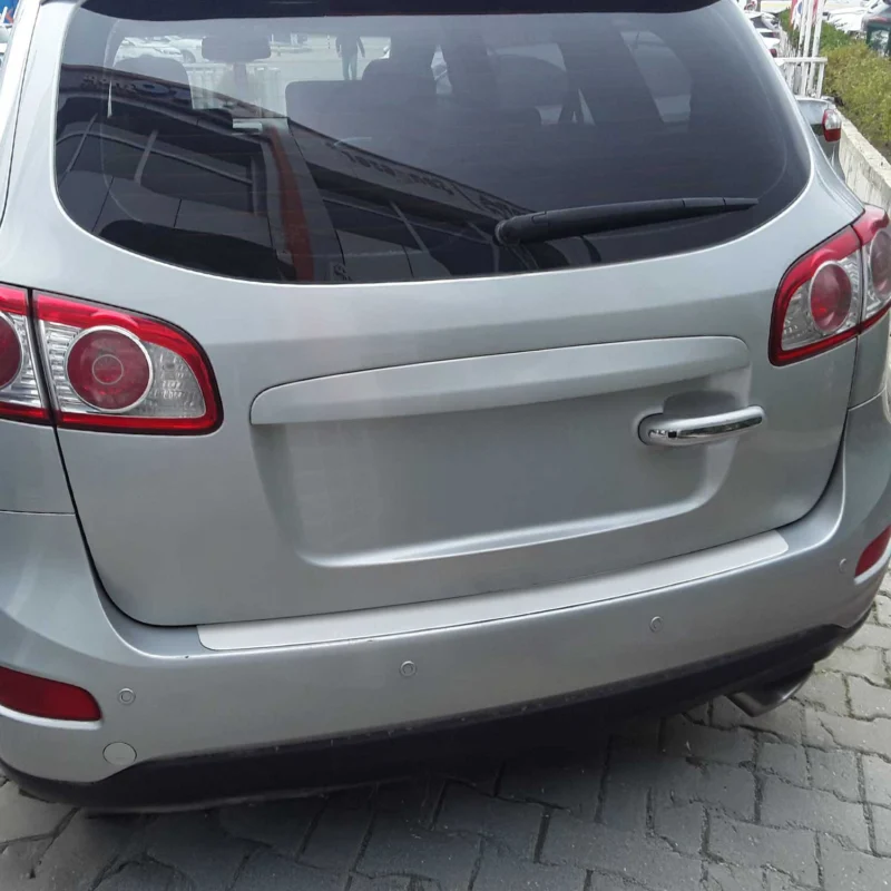 Ladekantenschutz für Hyundai Santa Fe II 2010-2012 FL Edelstahl gebürstet B-ware