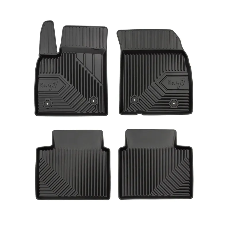 Fußmatten Gummimatten No.77 für Ford Focus mk4 2018-2025 TPE Schwarz 4 Teile