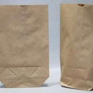 Cross Bottom Bags Kraft (content 5kg) 27.5x45cm - 1 ply 70 grs