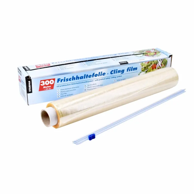 Papstar Frischhaltefolie,PVC ohne DEHP-Weichmacher 7 My