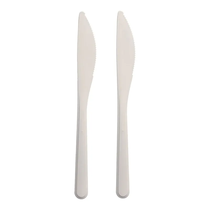 Papstar Messer, Bio-PP, weiß 1 Karton (20 Packungen × 50 Stück)