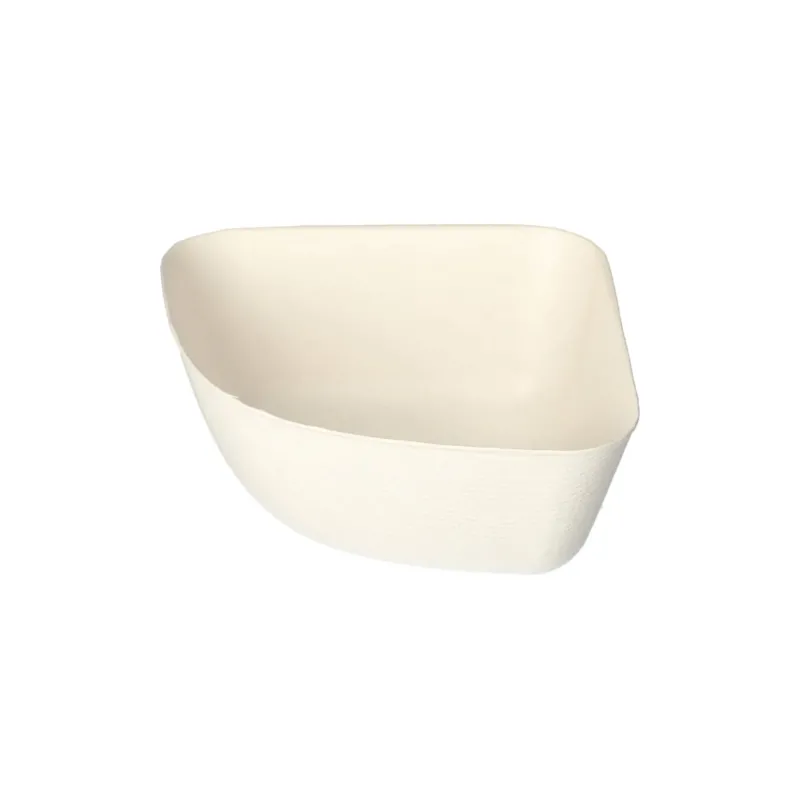 Papstar Pure Schalen, Zuckerrohr, "Belle Vie, Ligne Carrée" 1 Packung (24 Stück), ø 10 cm