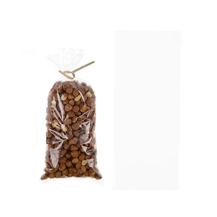 Plastic Bags 12.7x30.5cm Clear Polypropylene