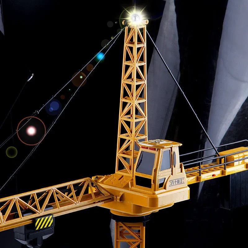 Remote Control Rotating Kids Toy Construction Crane - Image 0