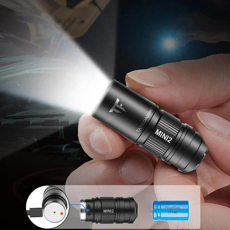 Tiny Super Bright Rechargeable Flashlight - Image 0