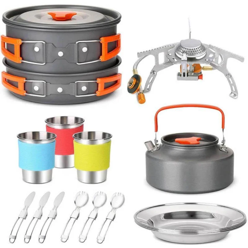 Spider X Camping Stove Set with Cookware - Image 0
