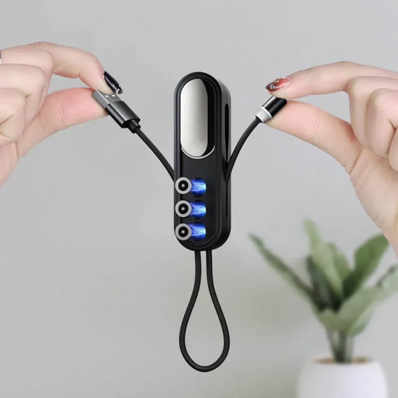 3in1 Magnetic Portable Universal Travel Phone Charger - Image 0
