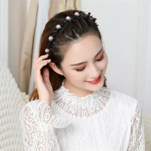 Double Bangs Butterfly Clip Headband - Image 0