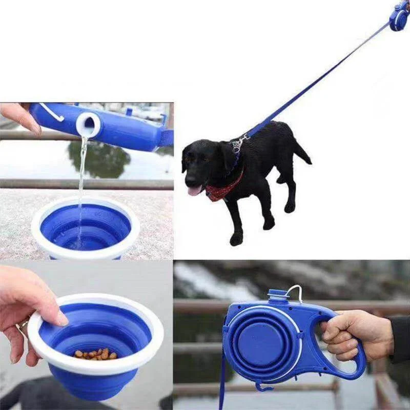 Water Bottle Retractable Dog Leash - Image 0