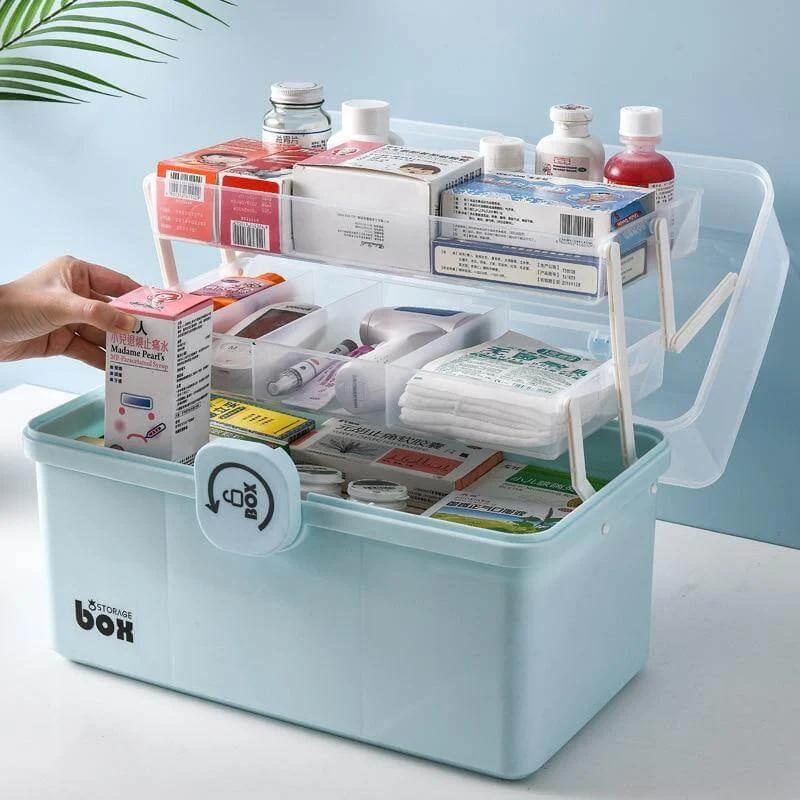 Multi-Store Emergency Medical Kit Box Storage - Image 0